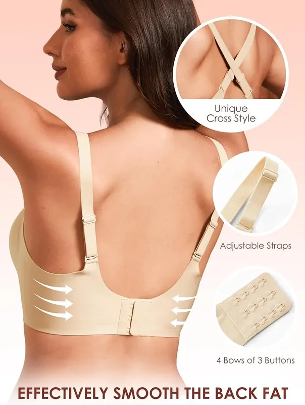 COCOMARTS Jelly Bras – Semi-fixed padding inside cups