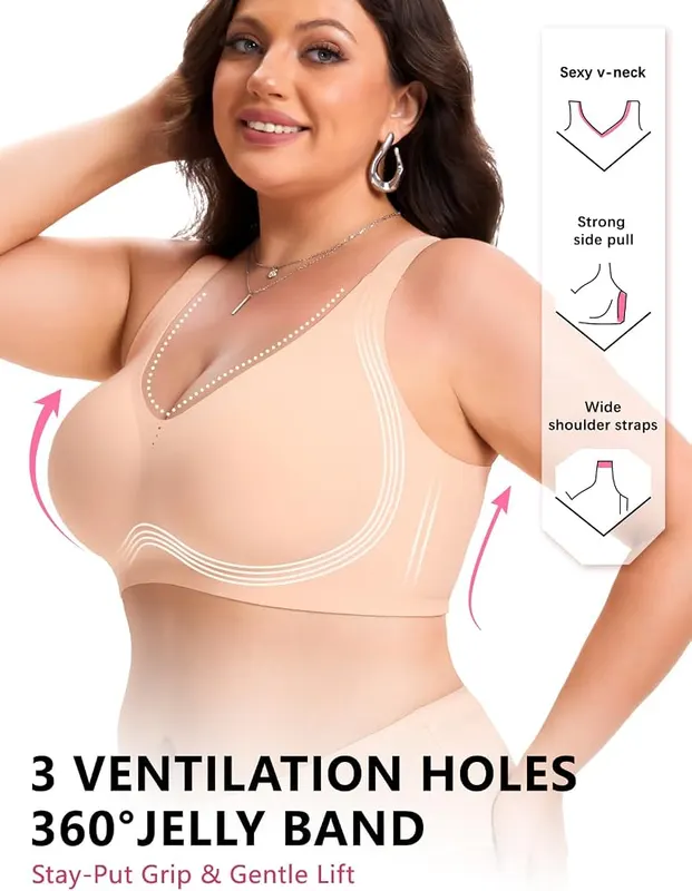 COCOMARTS Jelly Bras Nude – Wireless full coverage jelly bra