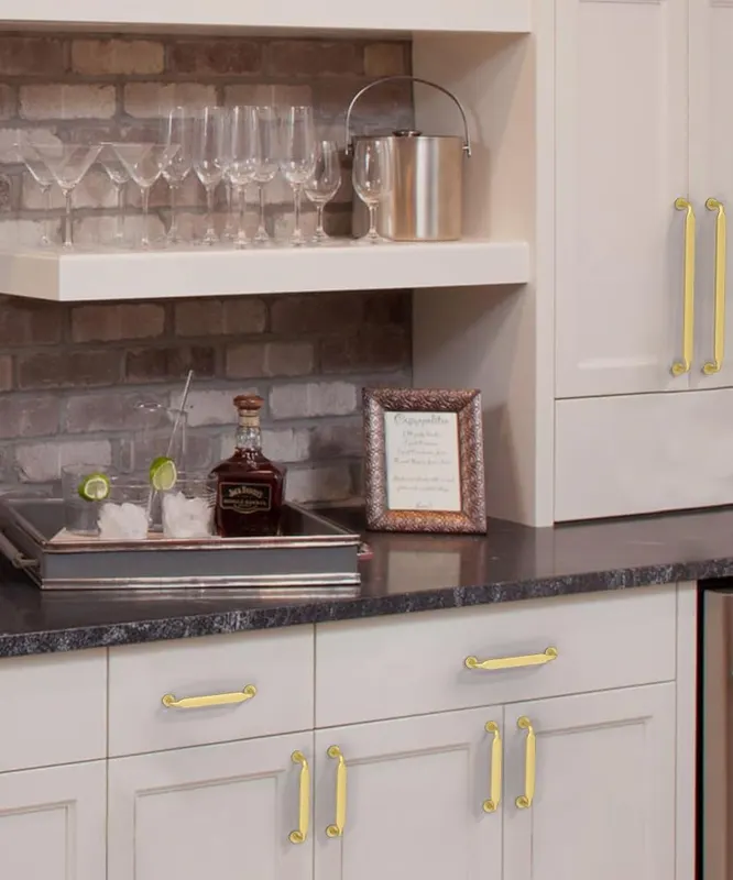 Coinkoly Brushed Gold Cabinet Handles Kitchen Pulls – Cabinet Handles Description
