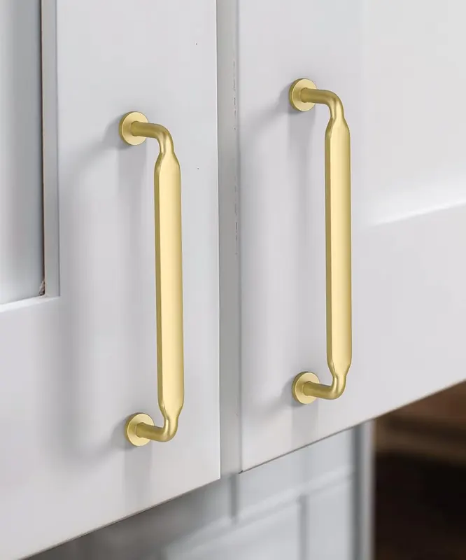 Coinkoly Brushed Gold Cabinet Handles Kitchen Pulls – Included Screws