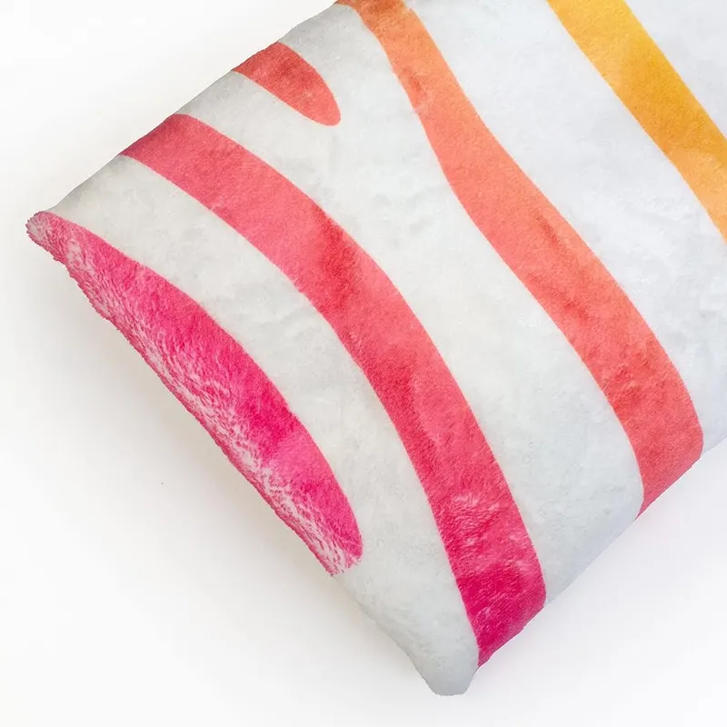College Covers Everything Comfy Zebra Print Decorative Throw – product photo 3 of 8