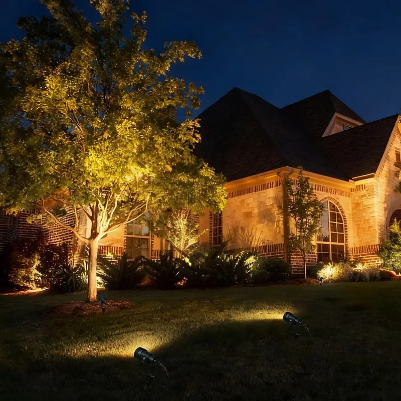 COLOER 8Pack 5W Landscape Lighting Kit – IP65-rated weather-resistant housings