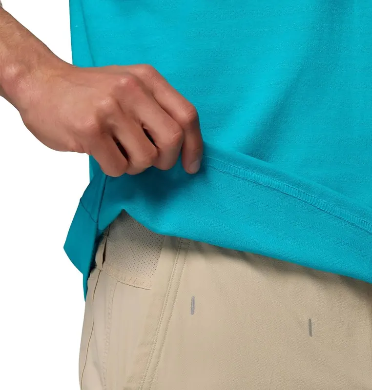 Columbia Men’s PFG Freezer Short Sleeve Tee Ocean Teal – Classic Fit