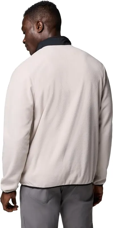 Columbia Men’s Sequoia Grove Half Zip Fleece Dark Stone/Black – product photo 2 of 4