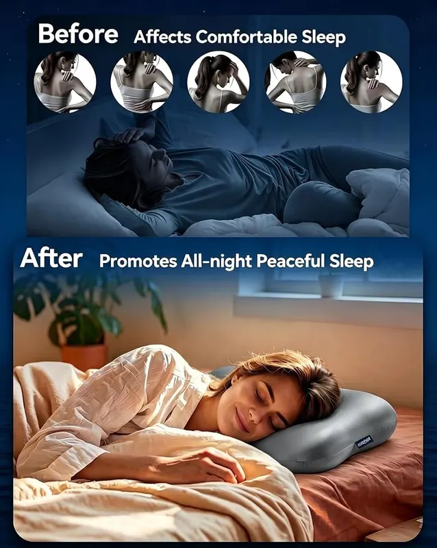 COMFYPIL Cervical Pillow – Cooling removable pillowcase included