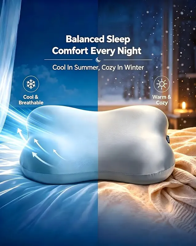 COMFYPIL Cervical Pillow – CertiPUR-US certified foam core