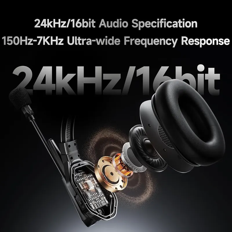 COMICA Seekcom S1 Wireless Intercom Headset System 4-User – One key broadcasting and talk mode