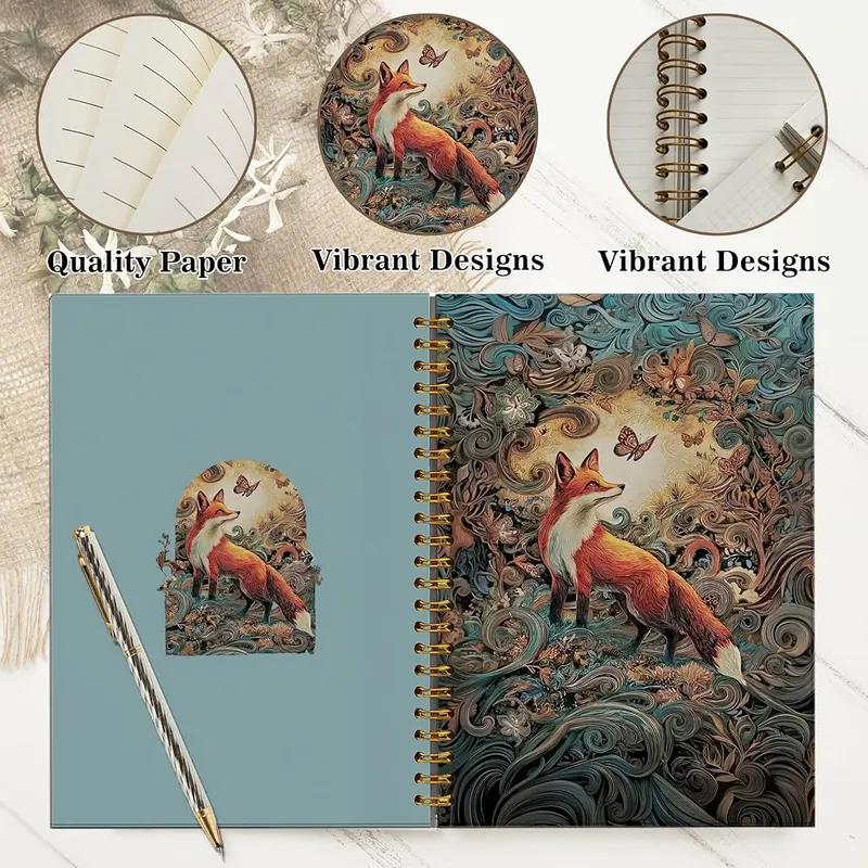 CONQUACKULATIONS Journaling Notebooks A5 – Spiral Notebook Journal Practical Gifts Perfect for friends