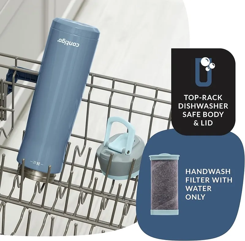 Contigo Clybourn Chill Water Bottle – Drip-Free Design