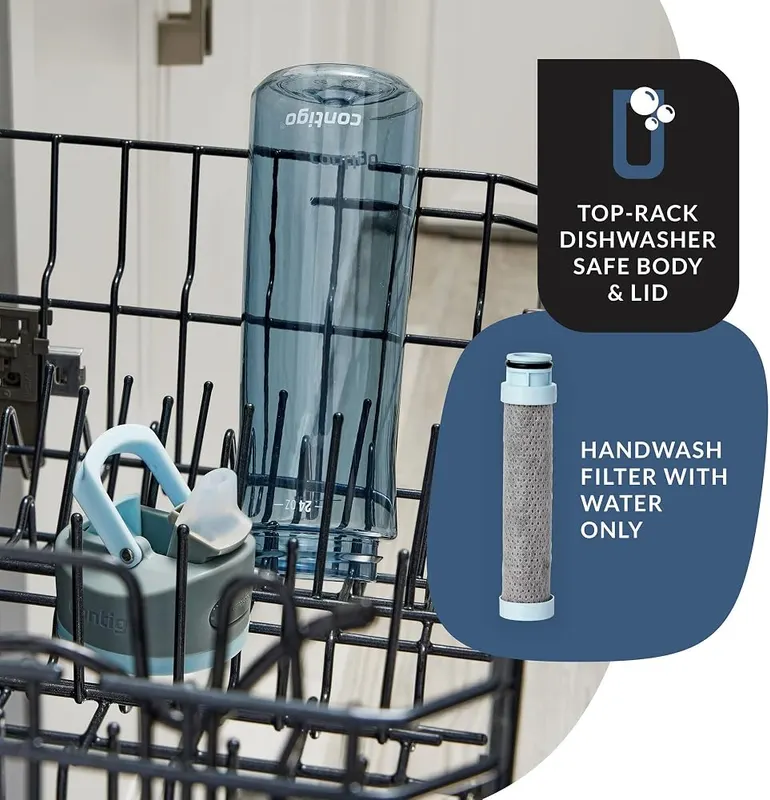 Contigo Wells AUTOSPOUT Plastic Filter Water Bottle – Lock It