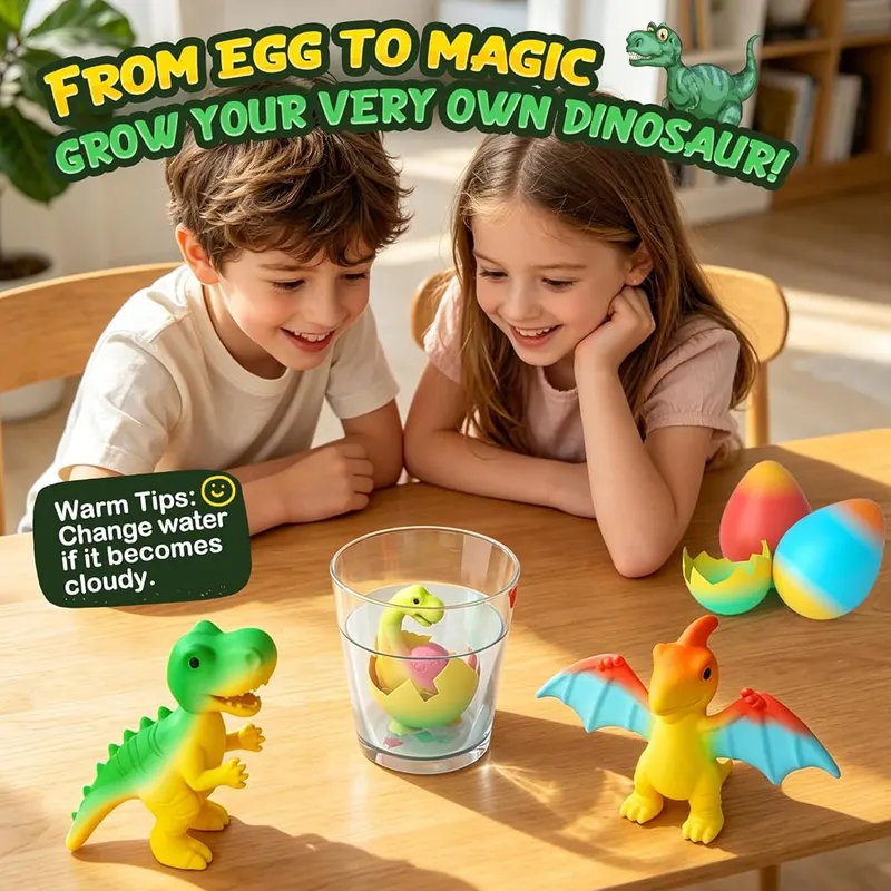 Coodoo Dinosaur Hatching Surprise Eggs – Gradient colored dinosaurs