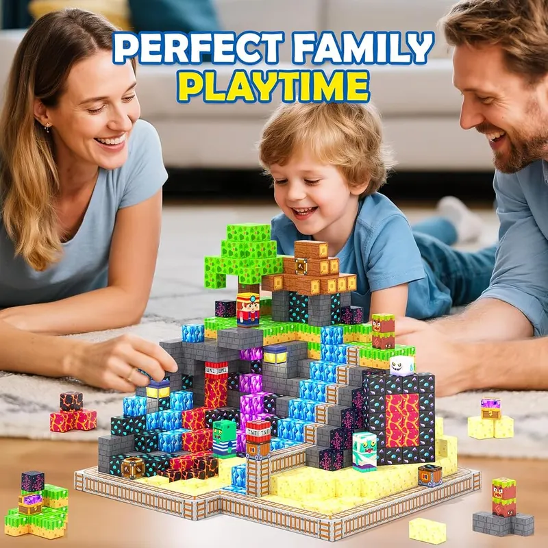 Coodoo Magnetic Blocks – Rounded shapes for small hands