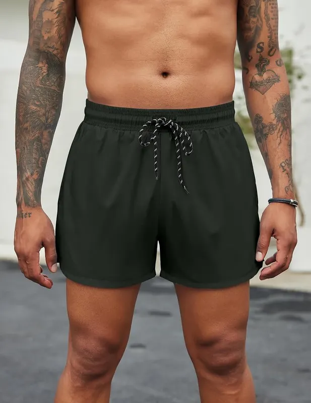COOFANDY Men’s Swim Trunks Quick Dry Bathing – 2 in 1 Swim Trunks