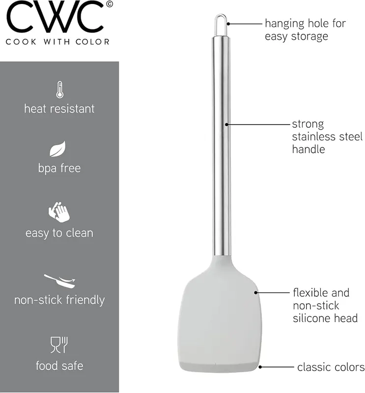 COOK WITH COLOR Silicone Cooking Utensils – product photo 7 of 8