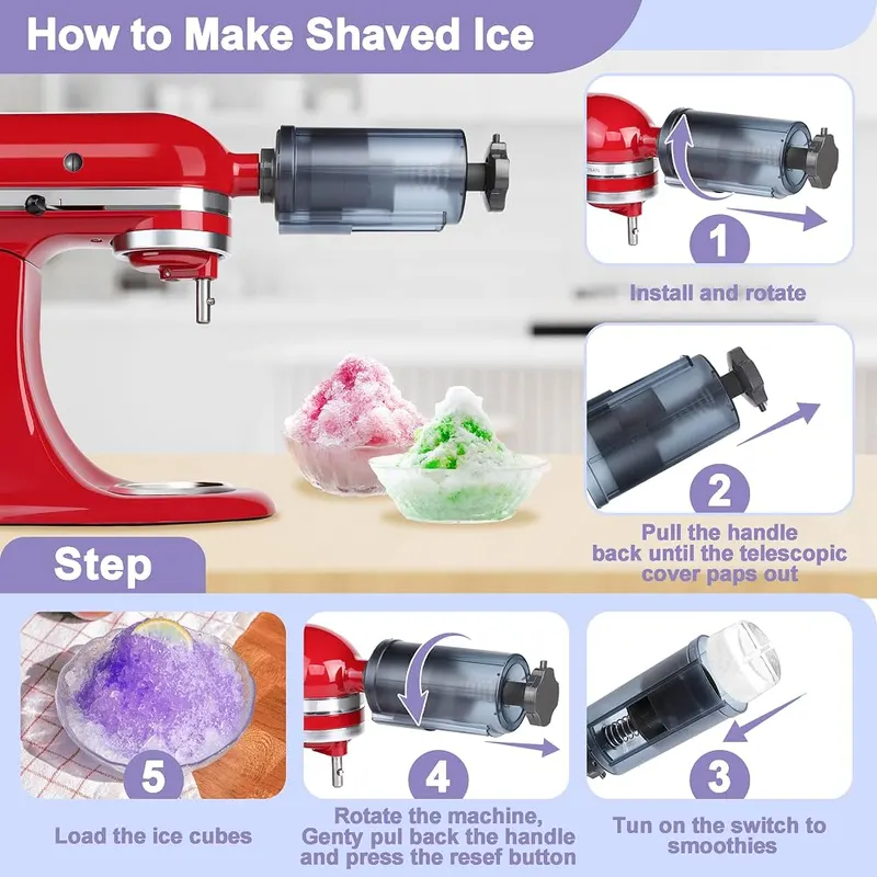 COOKRA Shaved Ice Attachment – product photo 4 of 6