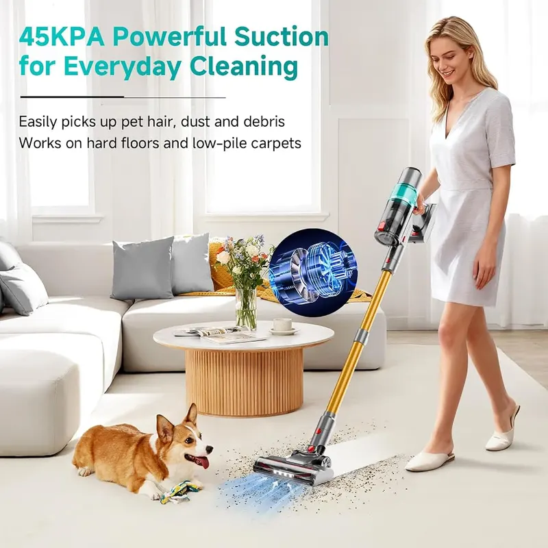 Cordless Vacuum Cleaner – Versatile 6-in-1 rechargeable handheld design