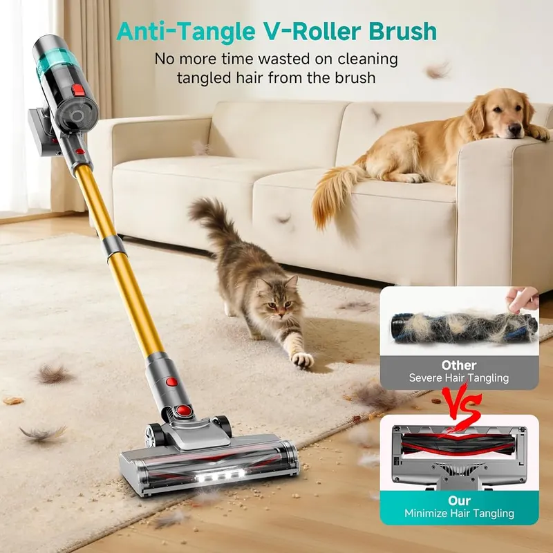 Cordless Vacuum Cleaner – Convenient self-standing structure