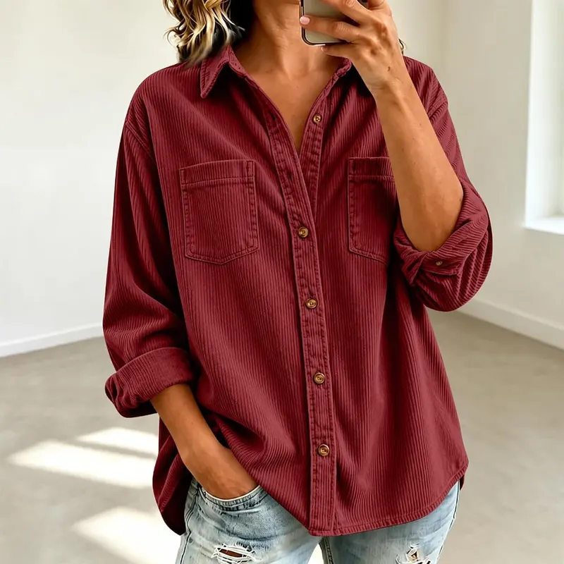 Corduroy Button Down Shirts – product photo 3 of 5