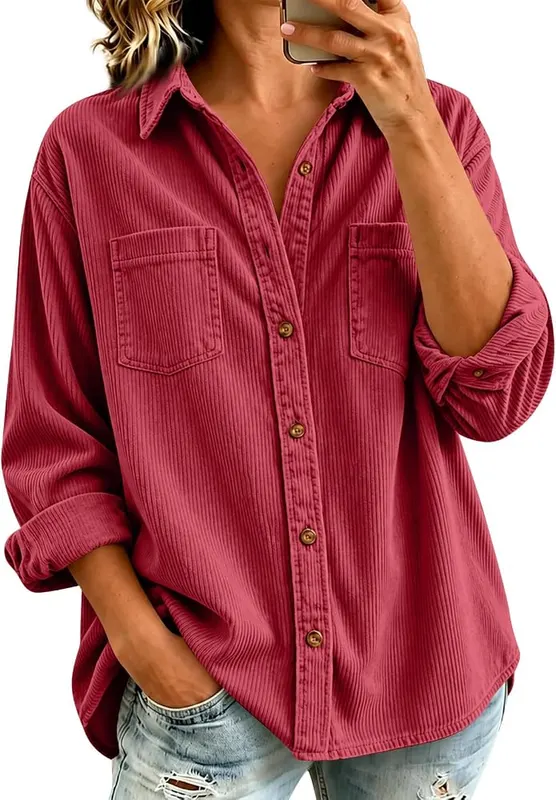 Corduroy Button Down Shirts