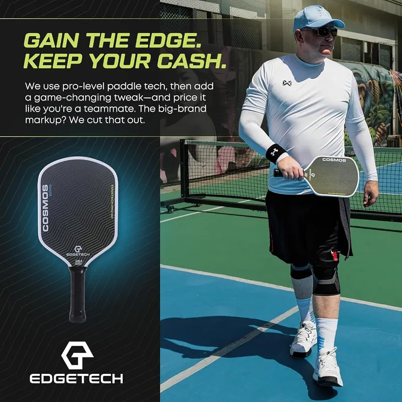 Cosmos Spin | Edgetech Pickleball 16mm Paddle – Protective cover included