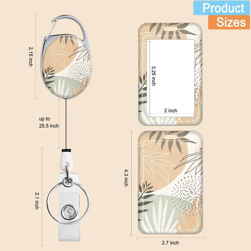 COUKASO Retractable Badge Holder – Retractable Badge Reel