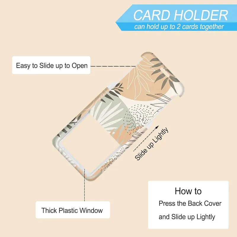COUKASO Retractable Badge Holder – Vertical ID Card Holders