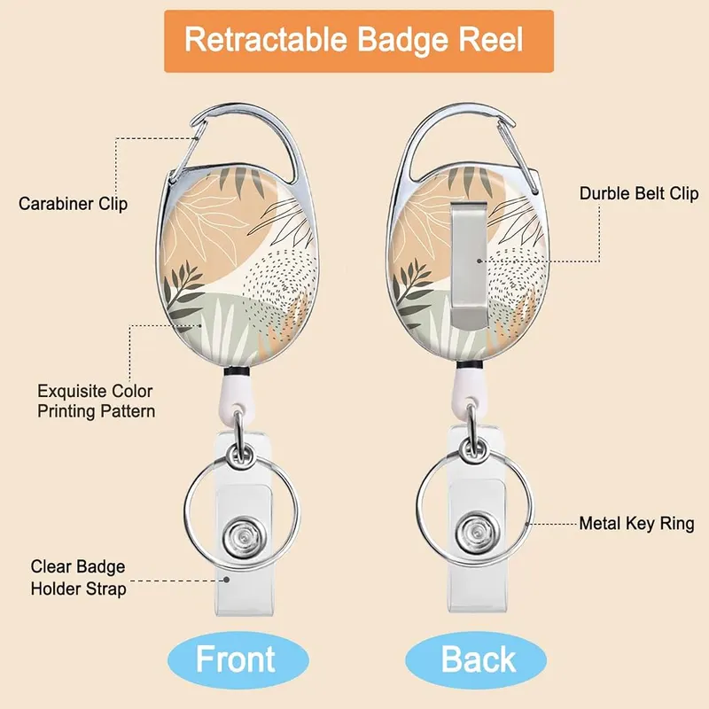 COUKASO Retractable Badge Holder – Easy to Use