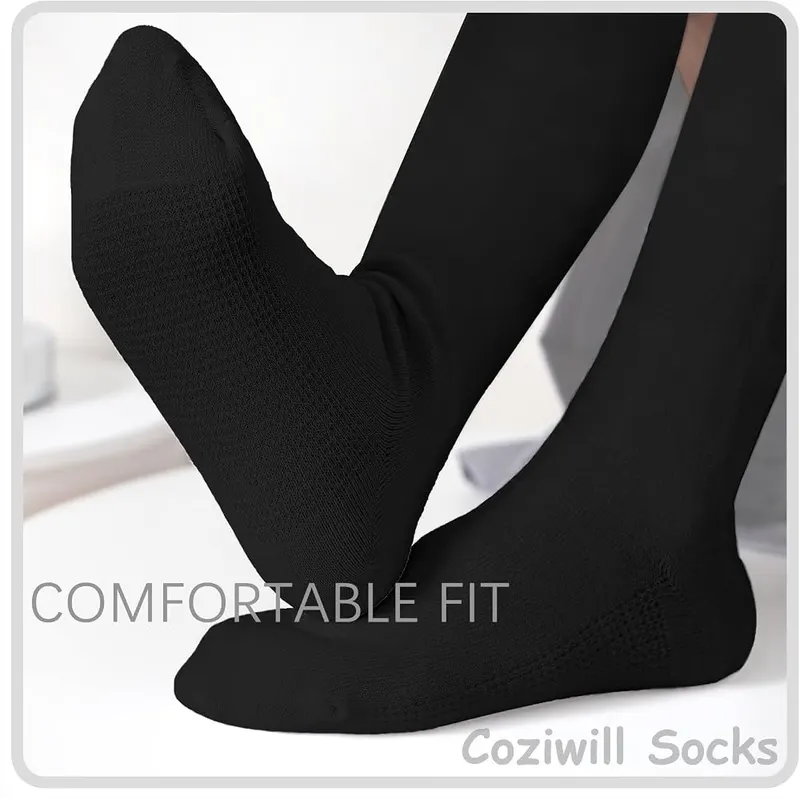 Coziwill Socks Girls Knee High Socks Seamless Boys School – Seamless Knee High Socks