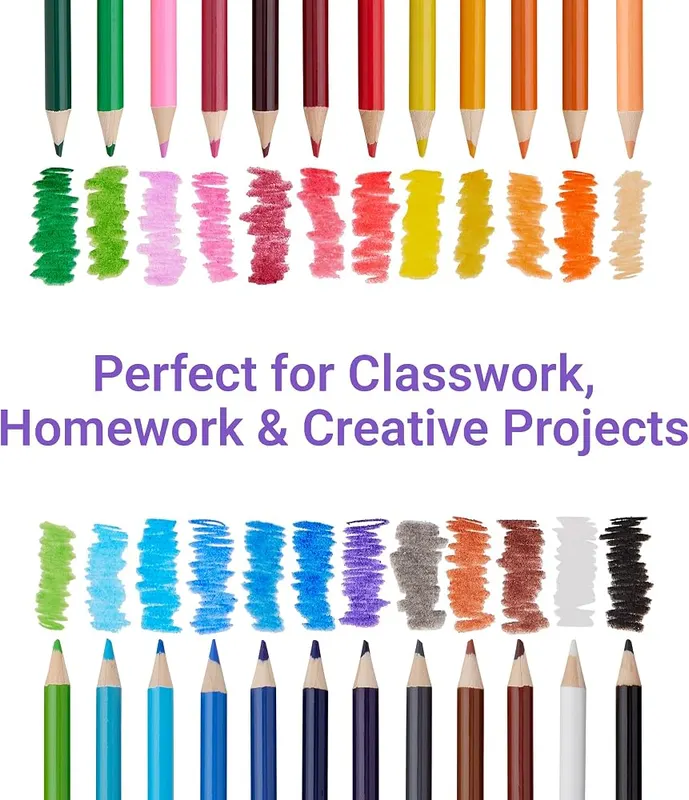 Cra-Z-Art Colored Pencils Bulk Pack – Pre-Sharpened & Ready From the Box