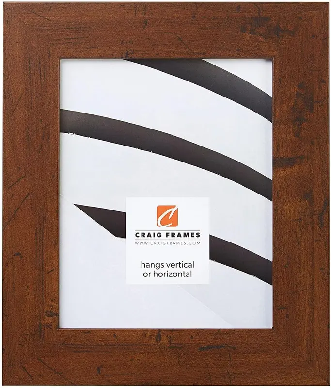 Craig Frames 4×6 Walnut Brown Picture Frame in Walnut Brown