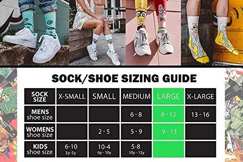 Crazy Socks – Purple Unicorn Crew Socks – product photo 8 of 8