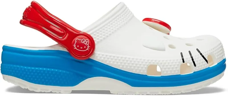 Crocs Kids Hello Kitty IAM Classic Clogs – Water-friendly and buoyant