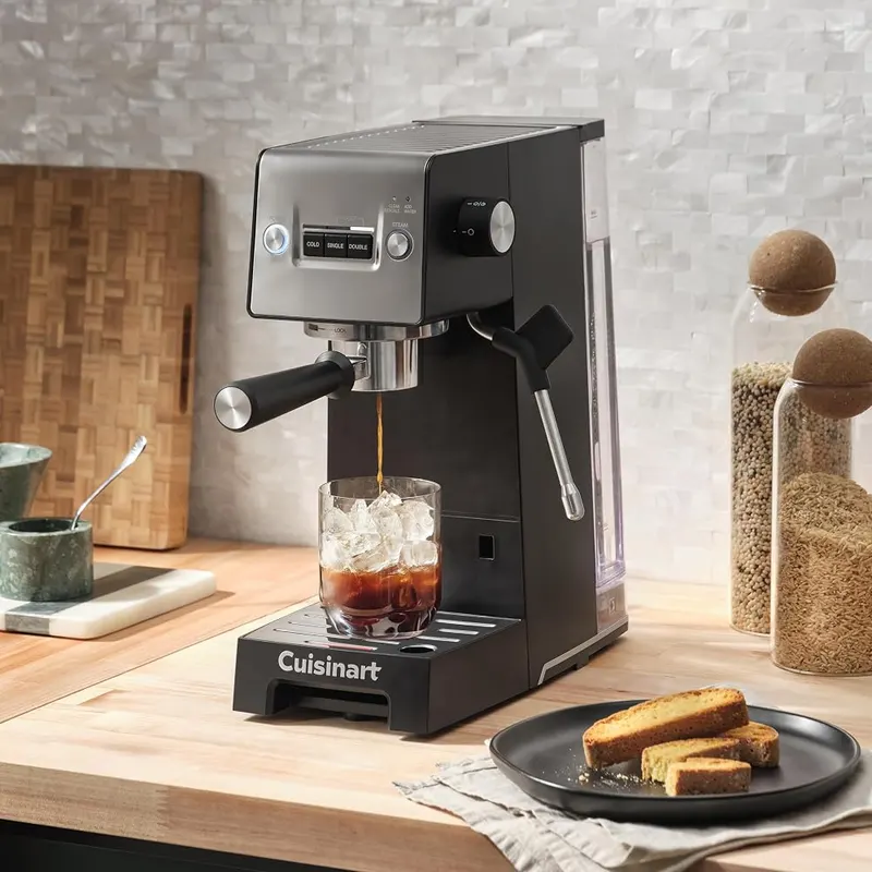 Cuisinart Espresso Bar Slim Coffee Espresso Machine – Cafe-Quality Espresso Maker