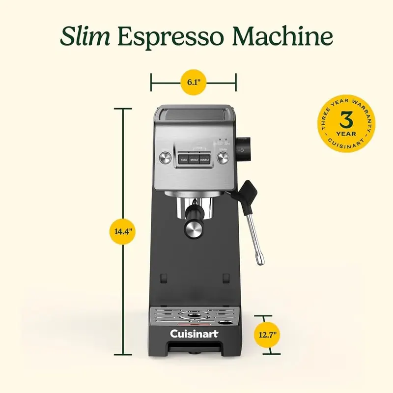 Cuisinart Espresso Bar Slim Coffee Espresso Machine – product photo 9 of 9