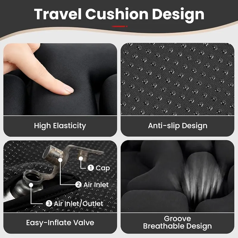 Curleis Airplane Seat Cushion – product photo 7 of 9