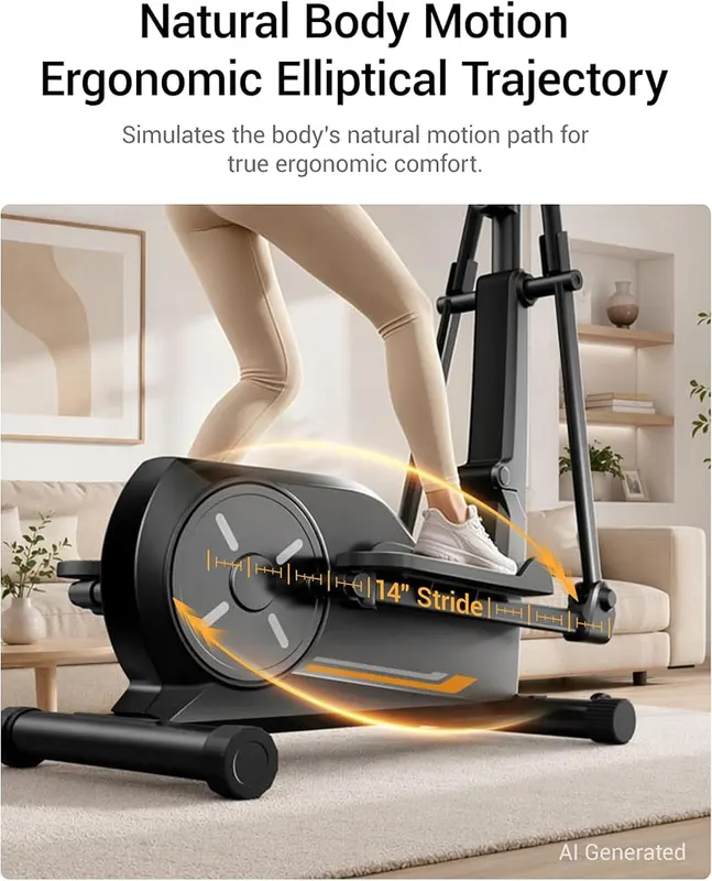 CURSOR Elliptical Exercise Machine – Compact design for home use