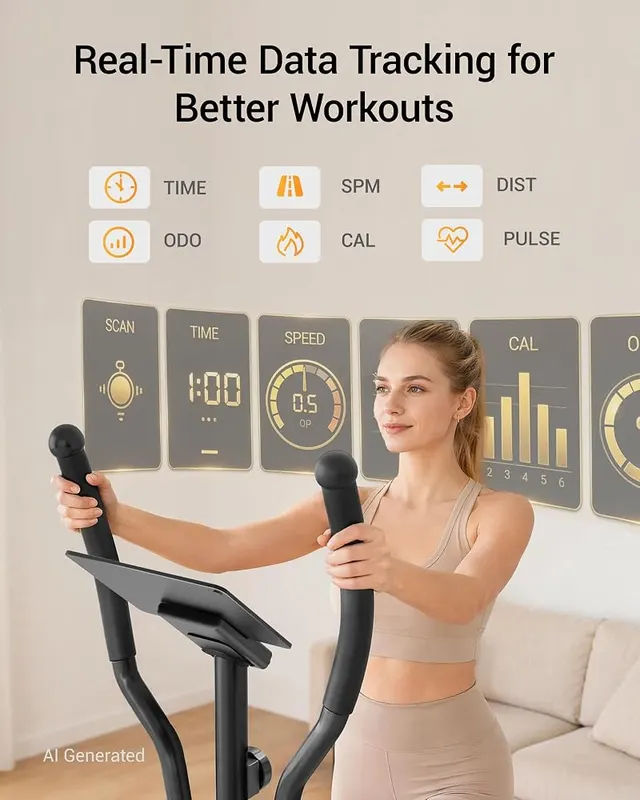 CURSOR Elliptical Exercise Machine – Alloy steel frame
