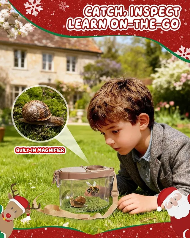 CUUCUVA Bug Catcher Kit – Eight toy bugs, no live insects