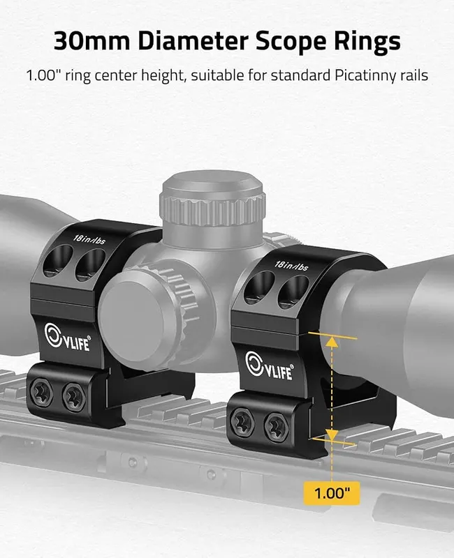 CVLIFE Scope Level – Combined bubble level and ring kit