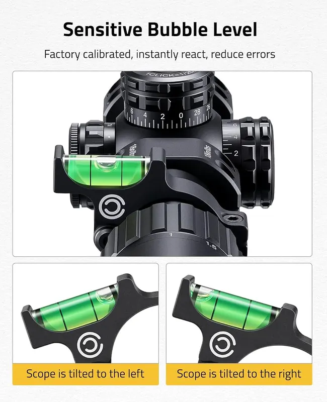 CVLIFE Scope Level – One inch ring center height