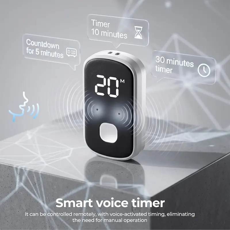 Cvrpaor Smart Digital Kitchen Timer – Magnetic back for metal surfaces