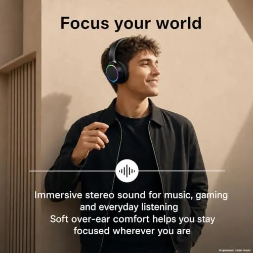CYSRALFC Bluetooth Headphones – product photo 8 of 8