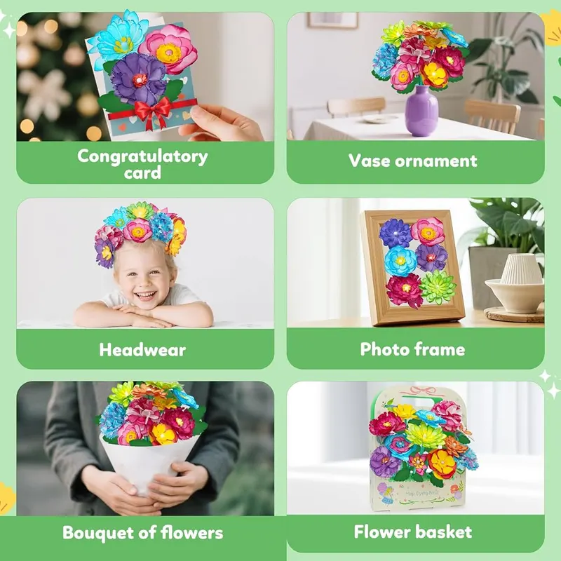 CZTCDP Paper Flower Science Kit – Child Safe Materials