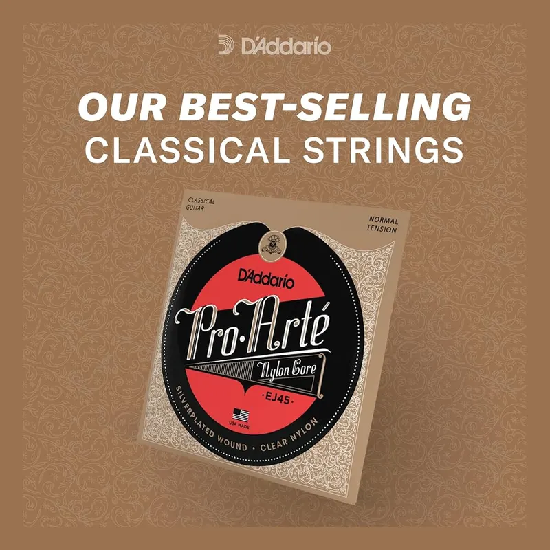 D’Addario EJ46FF ProArte Carbon Classical Guitar Strings – Tie Ends