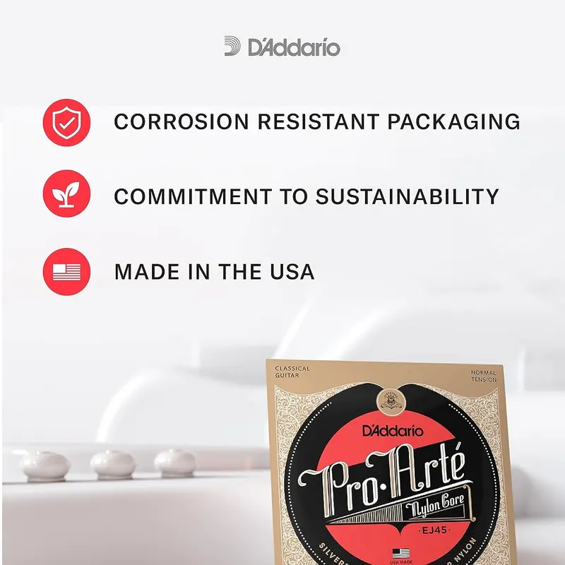 D’Addario EJ46FF ProArte Carbon Classical Guitar Strings – product photo 7 of 7