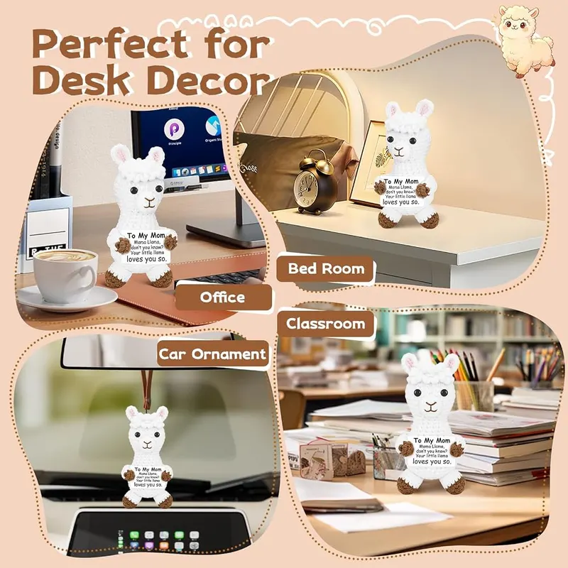 DAFURIET Cute Positive Llama Gifts – Perfect Gift for Mom on Any Special Day