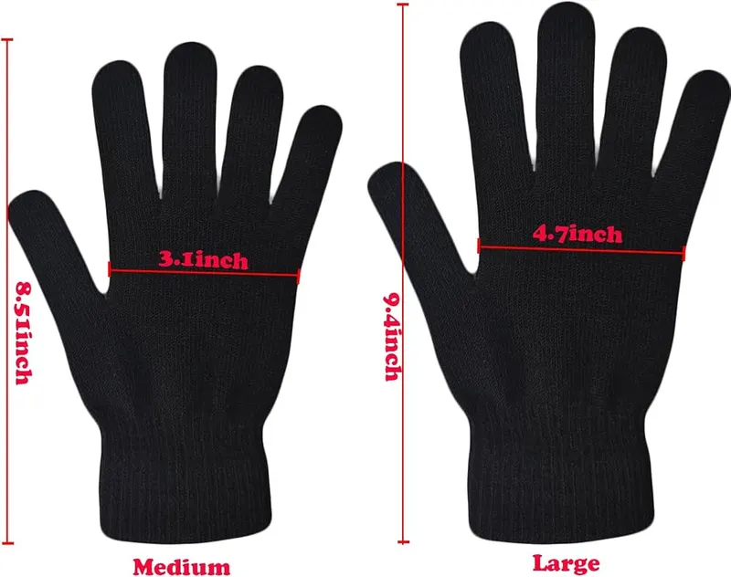 DALEDWN Winter Magic Gloves Unisex Adults Men – USE WIDELY:The winter knitted gloves are suitable
