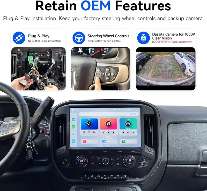 Dasaita 13.3″ Car Stereo – Modern dashboard infotainment upgrade