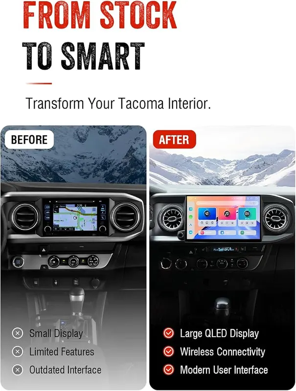 Dasaita Car Stereo 6GB+64GB – Massive 11.6 inch 2K QLED touchscreen display