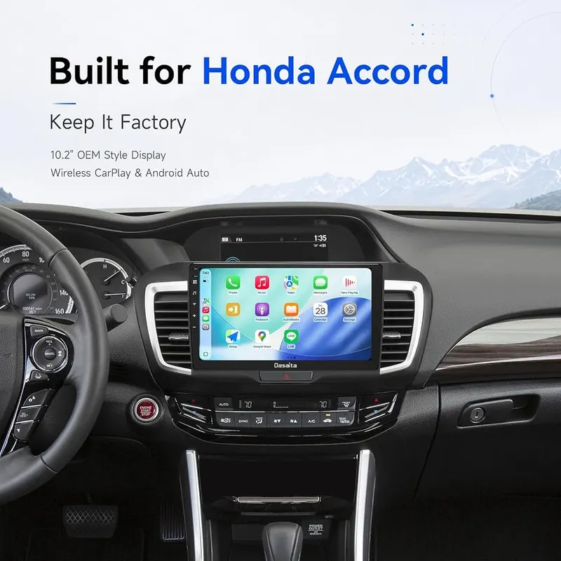 Dasaita Car Stereo 8GB+256GB – 10.2 inch QLED display screen